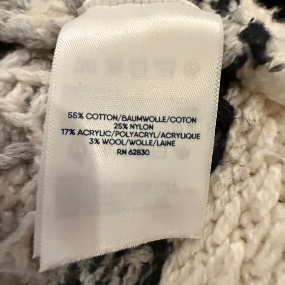 Land's End Women's Cozy Lofty Fair Isle Cardigan Sweater, L - Picture 8 of 12